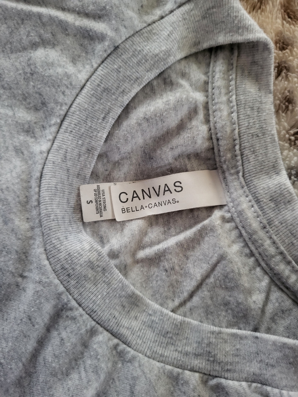 Bella Canvas Gray Tee with Pink Polka-Dot Truck and Hearts - Picture 6 of 7